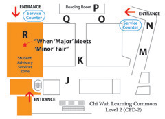 Map for R-Zone in Learning Commons
